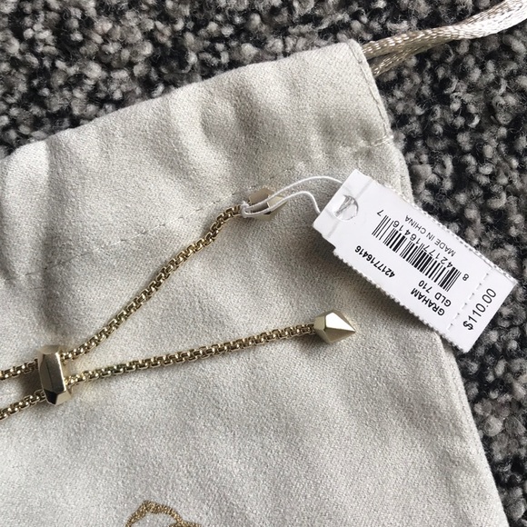 Kendra Scott Gold Choker Graham Necklace - Picture 5 of 9